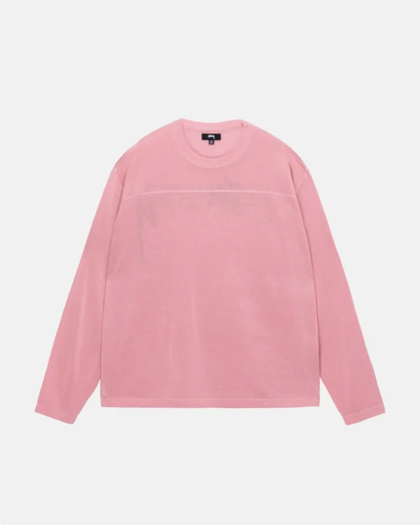 football-sweater-pink