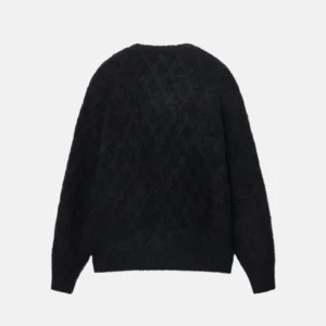 fuzzy-lattice-crew-sweater-black-1