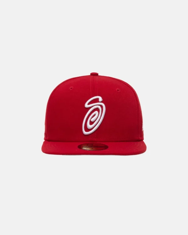 new-era-59fifty-curly-s-red